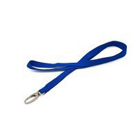 Keycord plat 10 mm met ovalen musketon - Set van 100 - Sogedex