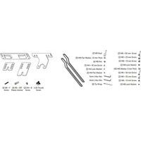 Schermhouder voor Studio X30-balk - Poly