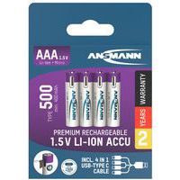 Oplaadbare lithiumbatterij AAA - Ansmann