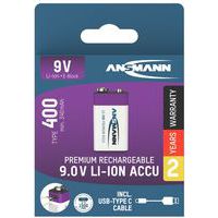 Oplaadbare lithiumbatterij blok E - Ansmann