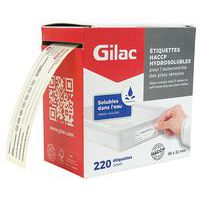 Traceerbaarheidsetiket oplosbaar voor levensmiddelen - doos van 220
