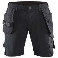 Short 4-weg stretch Zwart/Donker Grijs - Blåkläder