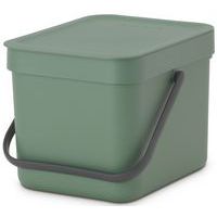 Afvalemmer Sort&Go 6L, Brabantia, groen