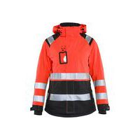 Dames shelljack High Vis Rood/Zwart - Blåkläder