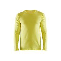 T-shirt Lange mouw - High Vis geel - Blåkläder