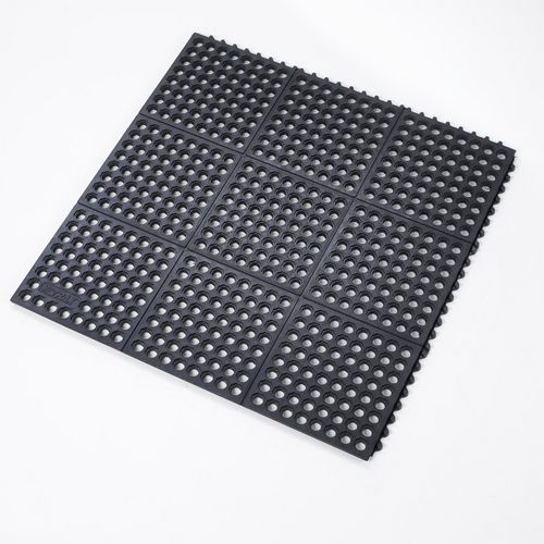 Modulaire mat Cushion Ease™ GSII® Frans nitril, zwart - Notrax