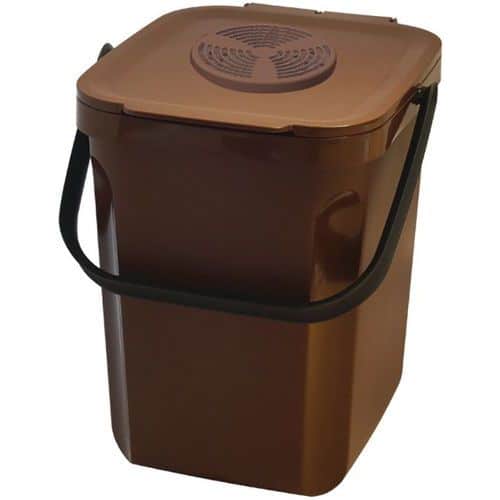 Afvalbak voor compost met deksel ventilatie Organik green - Rossignol
