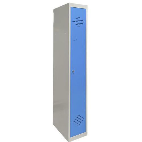 Garderobekast, schone industrie - 1 kolom - Op sokkel - refurbished