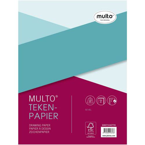 Tekenpapier Interieur Multo A5: 17-gaats