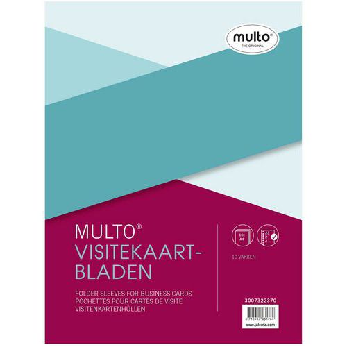 Visitekaart Interieur Multo A4: 23-gaats