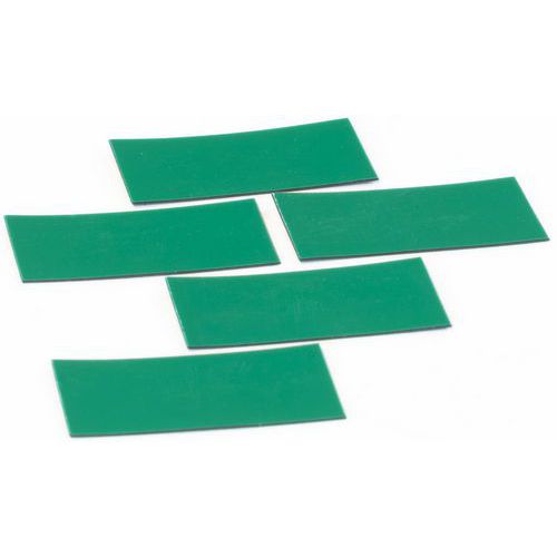 Symbool Rechthoek groen, set van 5 stuks - Smit Visual
