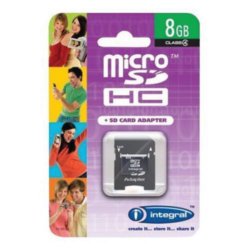 Integral micro SDHC-kaart - 8 Gb