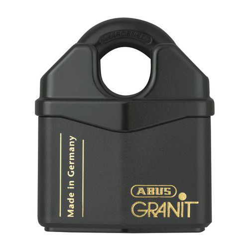 Hangslot Granit gewapend serie 37 - Gelijksluitend - 5 sleutels