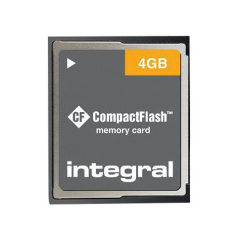 Geheugenkaart compact Flash Integral - 4 Gb