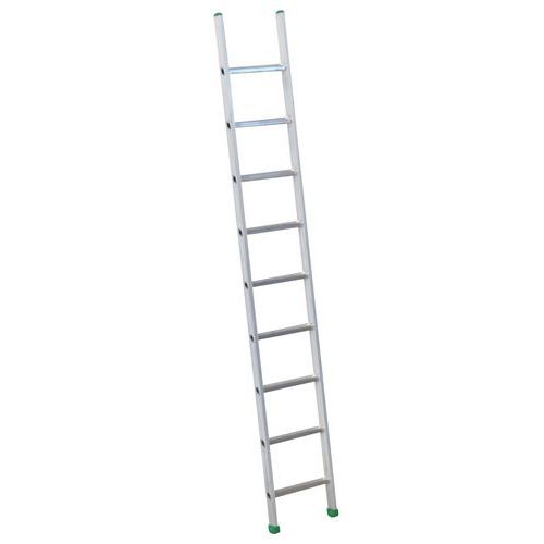 Enkelvoudige aluminium ladder Prima - 5 tot 9 schuine treden - Facal