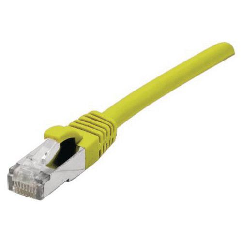 Patchkabel RJ45 - Rechte kabel Cat. 6 - SFTP-afscherming - Geel