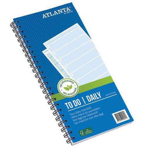 To Do Daily - 100% gerecycled papier - Atlanta