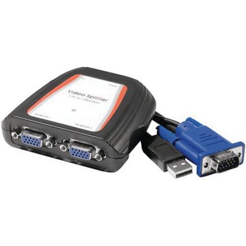 Splitter VGA 2-weg 250 MHz USB-voeding