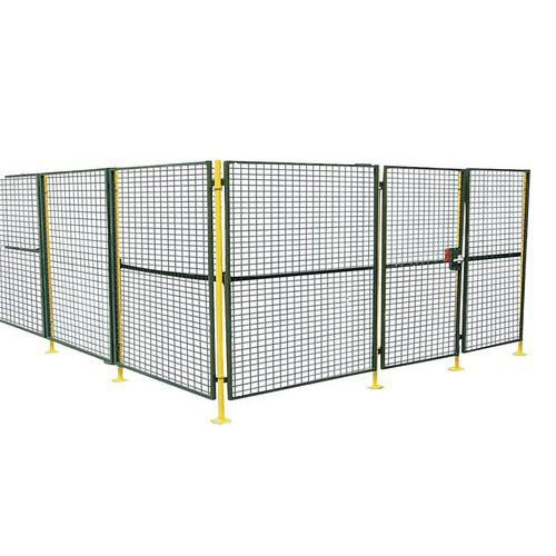 Beschermenmingswand voor machine - Grid paneel - Hoogte 1.6m