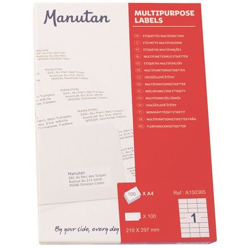 Multifunctionele etiketten - Manutan Expert