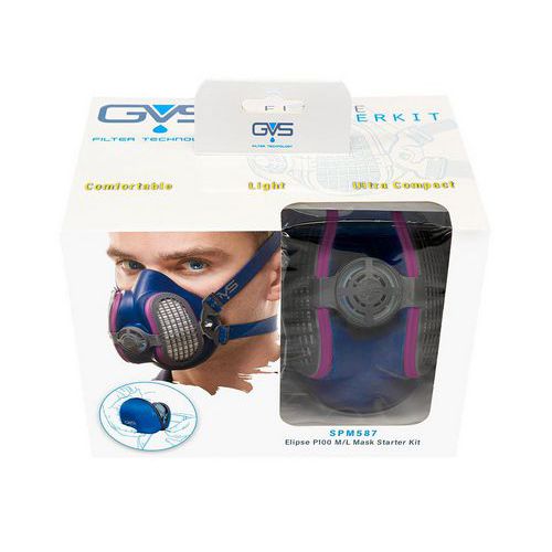 Startset Elipse-masker met hoes en P3-filters – GVS