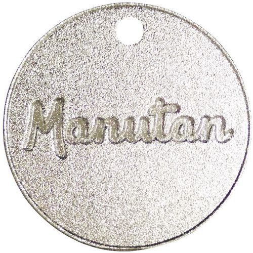 Muntje met nummer van 001 tot 300 - Aluminium 30 mm - 100 stuks - Manutan Expert