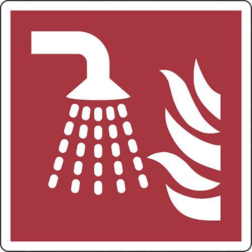 Brandbestrijdingsbord - Brandblussysteem waternevel - Aluminium