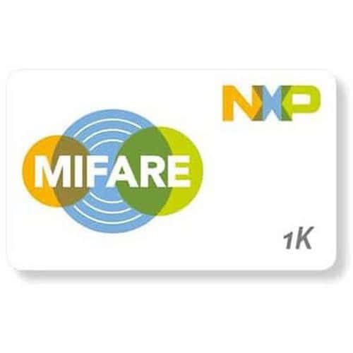 Kaart van pvc MIFARE® Classic - wit - set van 100 - Sogedex