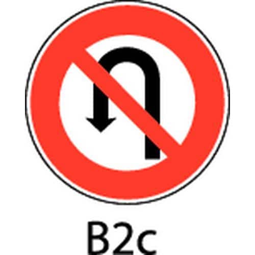 Signaalbord - B2c - Verboden te keren