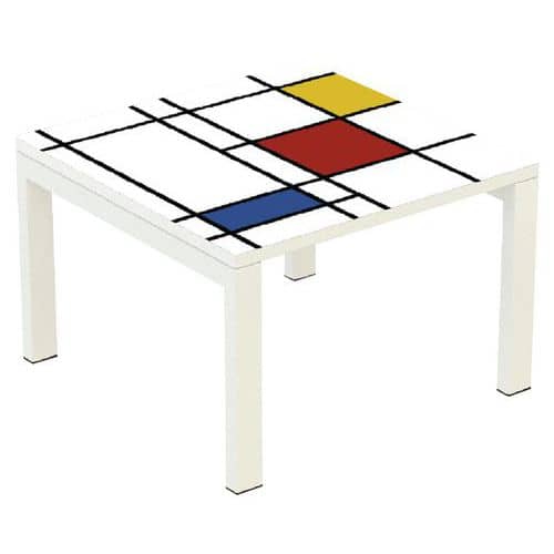 Lage vierkante tafel Easy Office - Manutan Expert