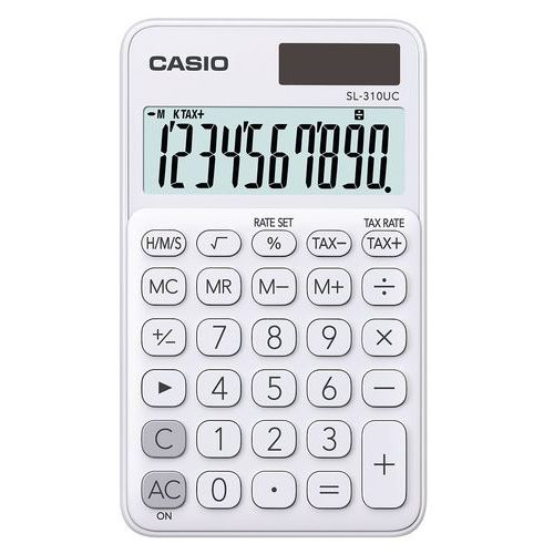 Rekenmachine zakformaat - SL-310UC - 10 cijfers - Casio