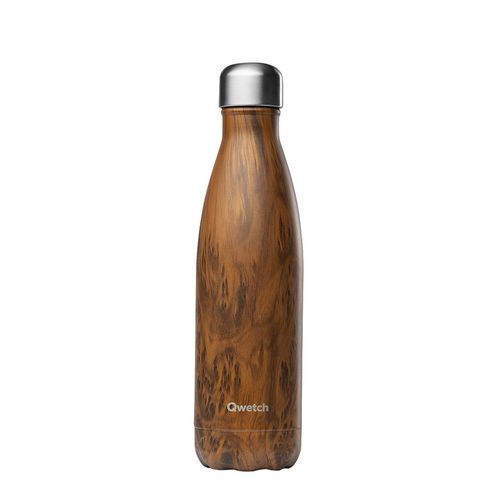 Thermosfles 500 ml wood - Qwetch
