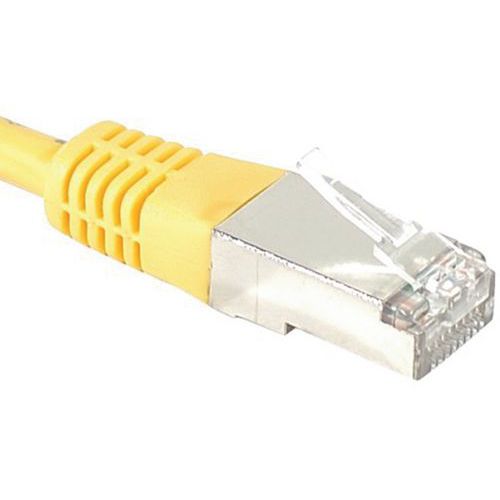 Netwerkkabel RJ45 CAT 6 S/FTP geel 0.3 M