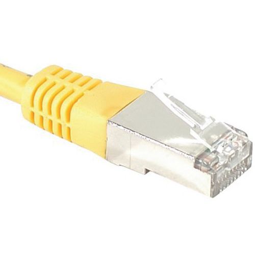 Netwerkkabel RJ45 CAT 6 S/FTP geel 0.7 M