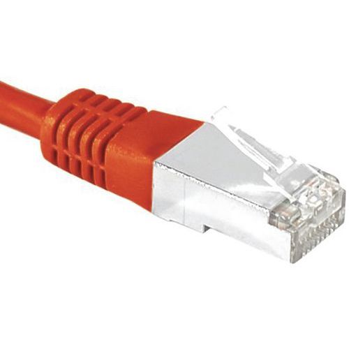 Netwerkkabel RJ45 CAT 6 S/FTP rood 0.3 M