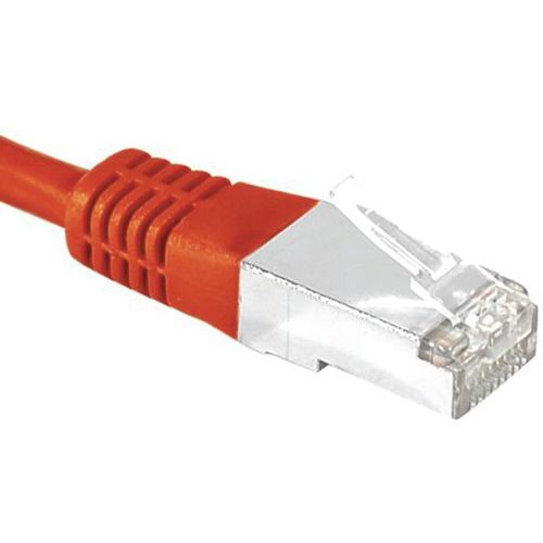 Netwerkkabel RJ45 CAT 6 S/FTP rood 1 M