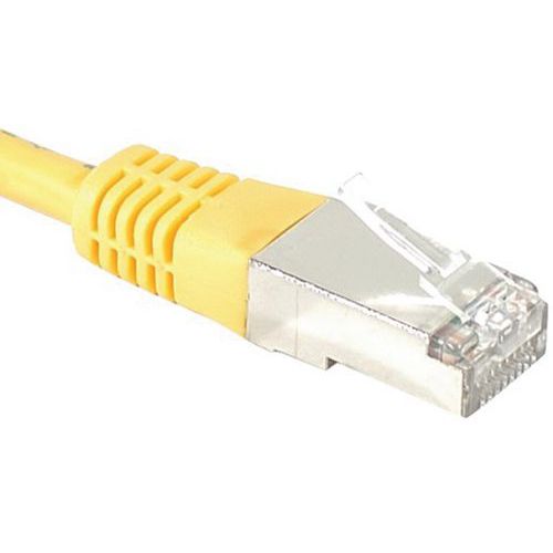 Netwerkkabel DEXLAN RJ45 CAT 6 S/FTP geel 0.5 M