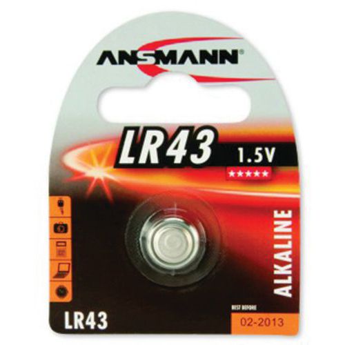 Batterij Alkaline ANSMANN 5015293 LR43