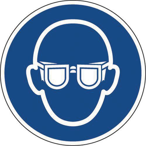 Mandatory sign - Safety glasses required - Manutan Expert