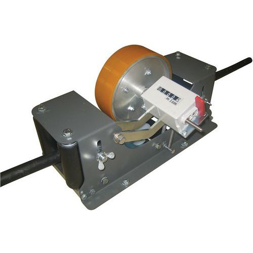 Meterteller M50-T voor max. Ø 50 mm polyurethaan wiel tafelmodel