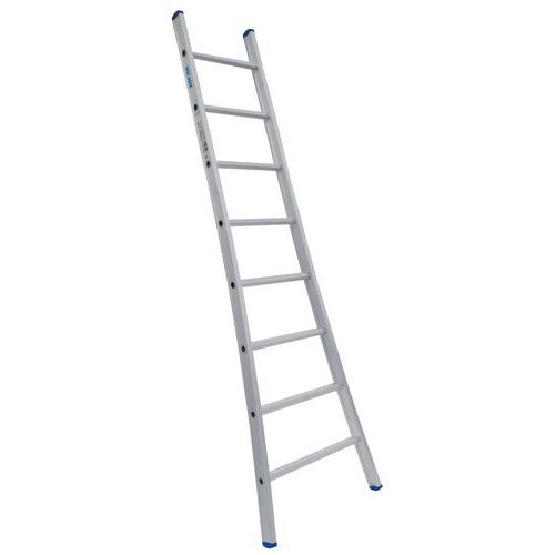 Enkelvoudige aluminium ladder Prima - 6 tot 16 treden - Solide
