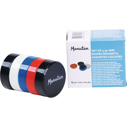 Magneet rond diverse kleuren - Manutan Expert