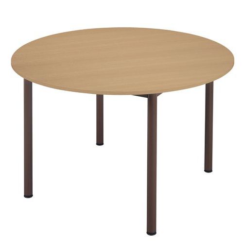 Ronde houten tafel