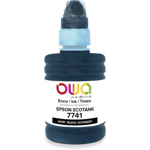 Inktfles compatibele Epson 7741 - Zwart - Owa