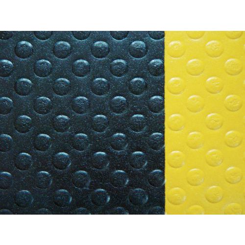 Antivermoeidheidsmat Bubble Sof-Tred - B 90 - zwart, geel - Notrax