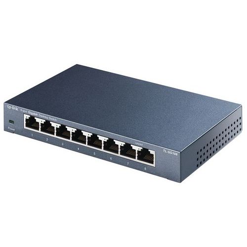 Switch voor bureau 8 poorten Gigabit - TL-SG108 - TP-link