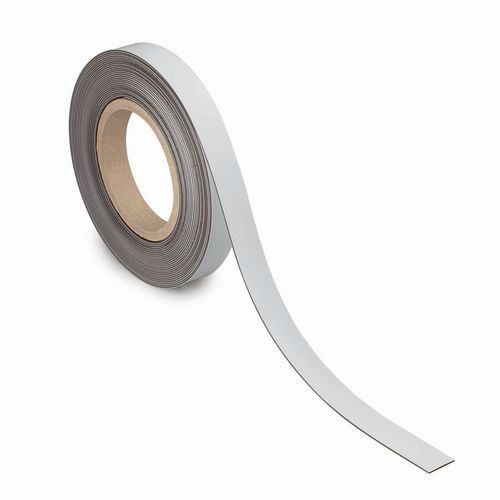 Beschrijfbare magnetische markeringsband, 10 m x 20 mm x 1 mm - Maul