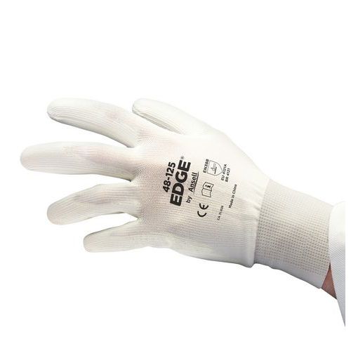 Handschoenen PU-coating Edge 48-125 wit - Ansell