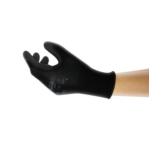 Handschoenen PU-coating Edge 48-126 zwart - Ansell