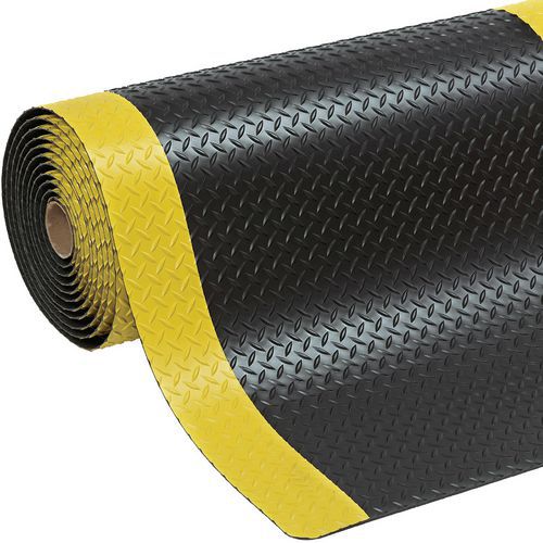 Antivermoeidheidsmat Cushion Trax® B 90 - zwart en geel - Notrax